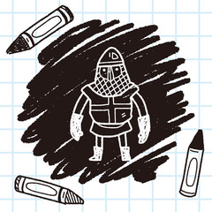 knight doodle