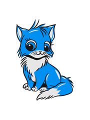 Cat baby cute sitting