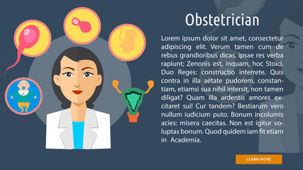 Obstetrician Conceptual Banner