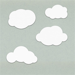 Cloud paper Cuted paper design