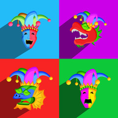 Mardi Gras Carnival background