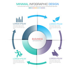 infographic flat vector design element  illustration for web ban