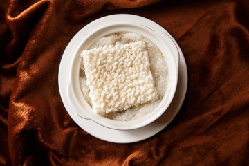 gaesalnurungji tang ,Crispy rice crust crab meat soup, soup, 게살누룽지탕