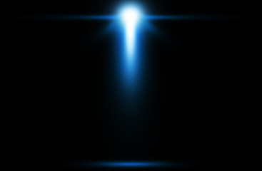 Blue spotlight abstract background.