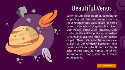 Beautiful Venus Conceptual Banner