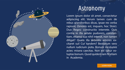 Astronomy Conceptual Banner