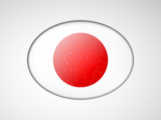 Illustration of Japan Flag for National Foundation Day 