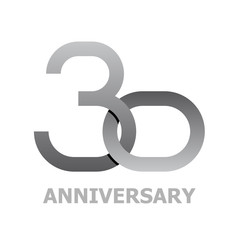 Obraz premium 30 years anniversary symbol vector