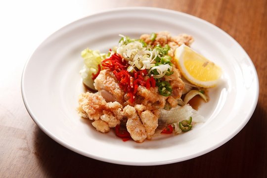 yuringi, Fried Chicken with Hot and Sour Soy Sauce, 유린기