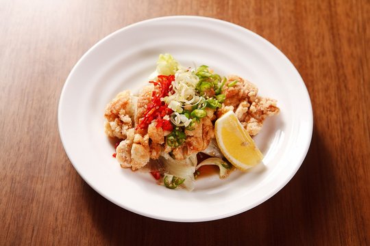 yuringi, Fried Chicken with Hot and Sour Soy Sauce, 유린기