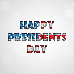 U.S.A Presidents Day background