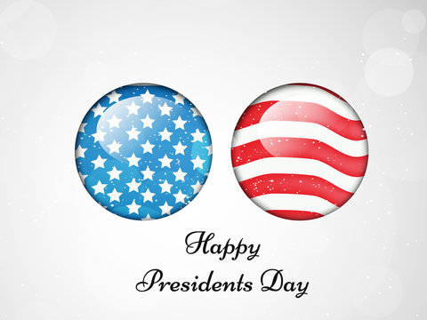 U.S.A Presidents Day background