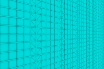 Obraz premium Wall of rectangle tiles with diagonal elements