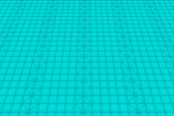 Naklejka premium Wall of rectangle tiles with diagonal elements