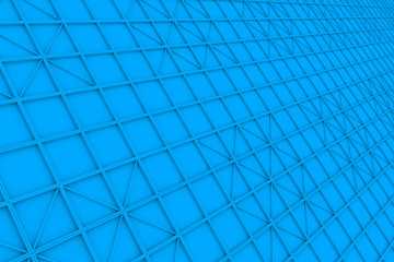 Fototapeta premium Wall of rectangle tiles with diagonal elements