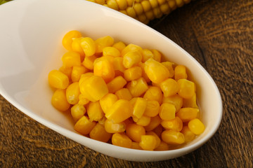 Sweet canned corn