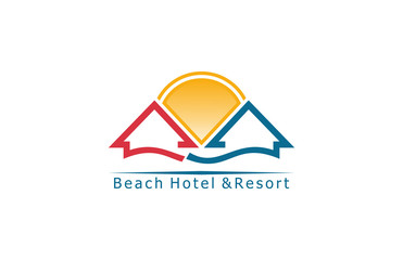 beach hotel & resort logo