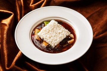 haemul nurungji tang,  Scorched Rice Soup with Seafood, 해물누룽지탕