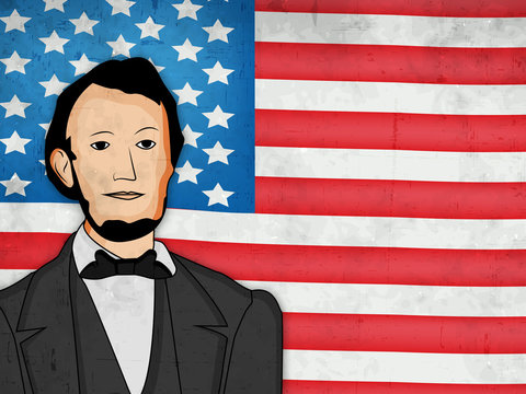 U.S.A Presidents Day background