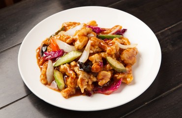 tangsuyuk,  Sweet and Sour Pork, 탕수육