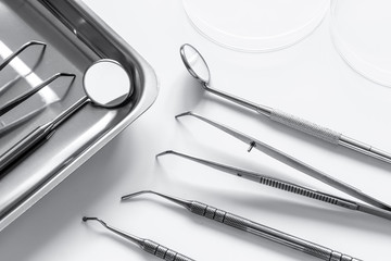 preparation of dental instruments before work
