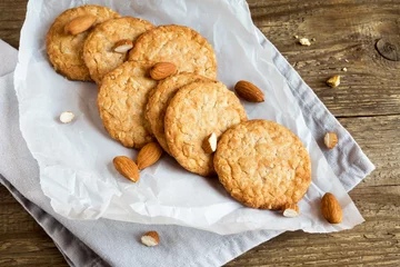 Foto op Plexiglas Homemade almond cookies © mizina