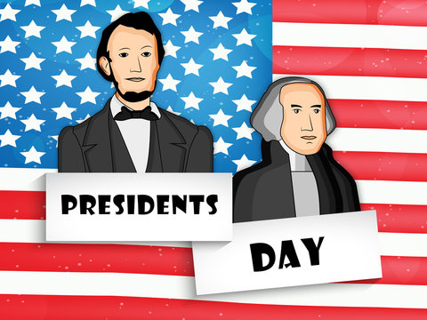U.S.A Presidents Day background