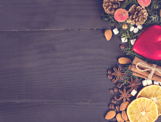 Christmas composition.