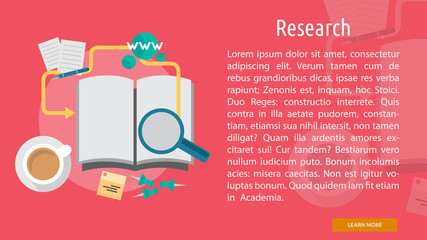 Research Conceptual Banner
