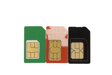 SIM card three.