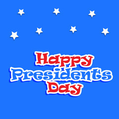 U.S.A Presidents Day background 