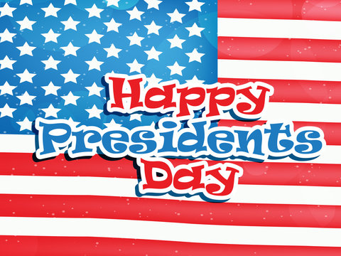 U.S.A Presidents Day background 