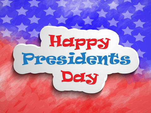 U.S.A Presidents Day background 