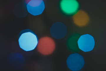 Bokeh lights Beautiful Christmas background.