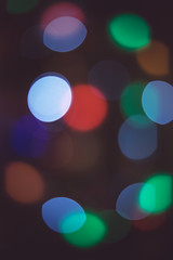 Bokeh lights Beautiful Christmas background.