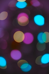 Bokeh lights Beautiful Christmas background.