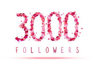 3000 (three thousand) followers