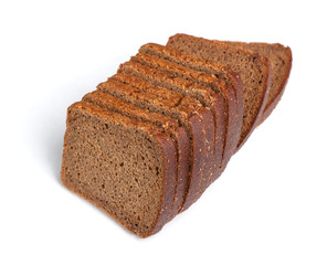 Sliced bread isolated