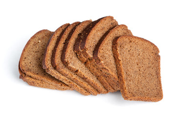 Sliced bread isolated