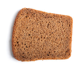 Brown bread slice