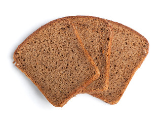 Sliced bread isolated
