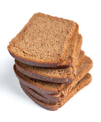 Sliced bread isolated