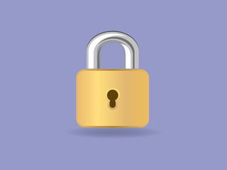 Modern Lock Icon
