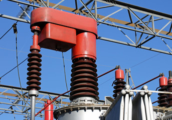 red electrical component called change ratio of a voltage transf