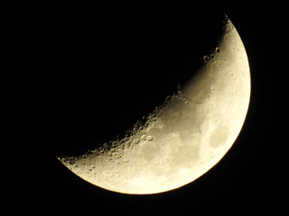 Naklejka premium premier quartier de lune