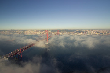 Nevoeiro Ponte 25 de Abril - Lisboa
