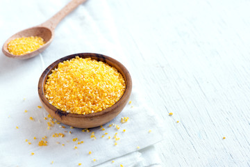 raw corn grits