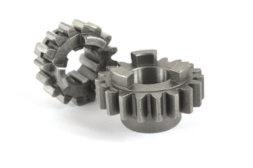 Two metal gears