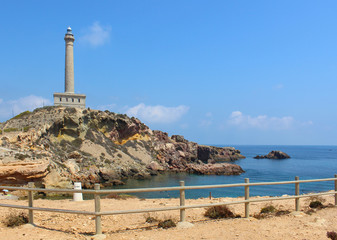 Fototapeta na wymiar Faro de Cabo de Palos, Murcia