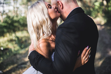 nice couple, wedding day